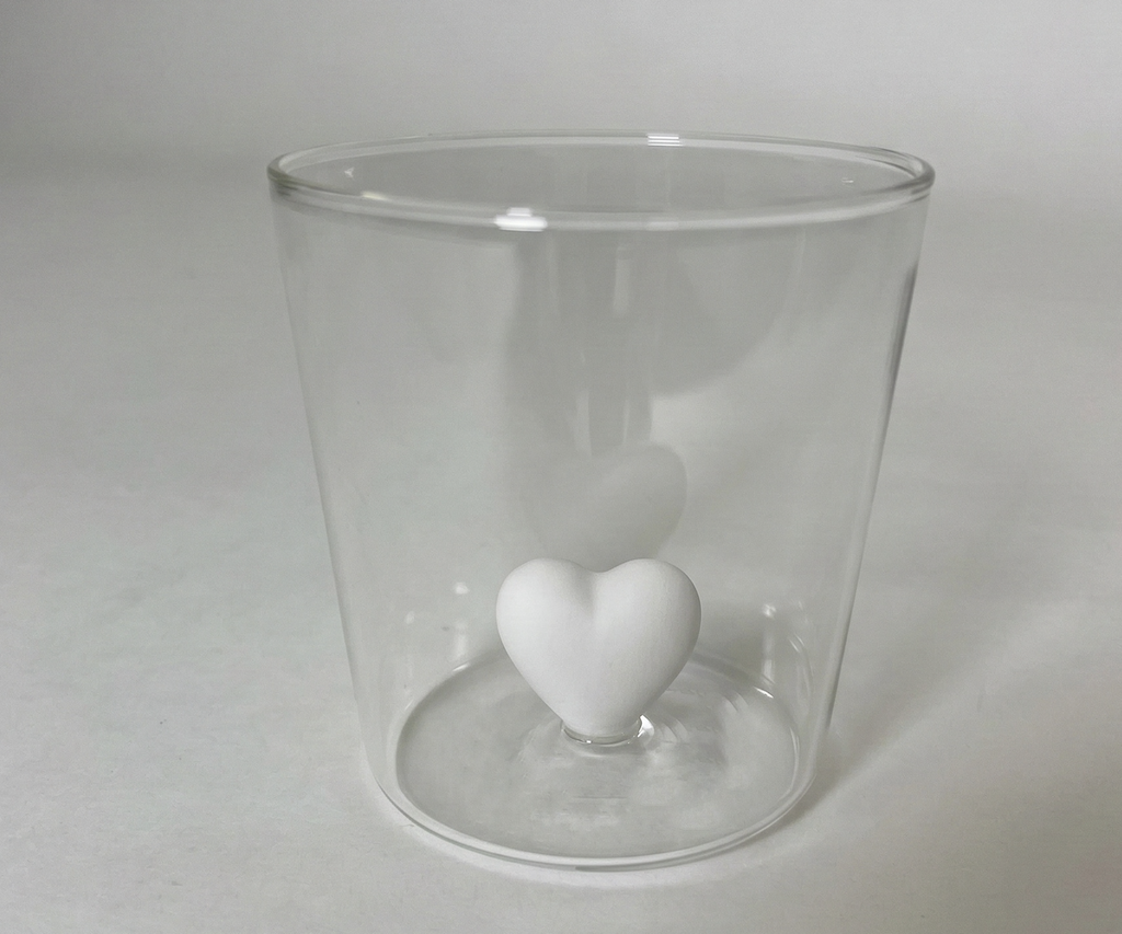 Verre à Eau - Coeur