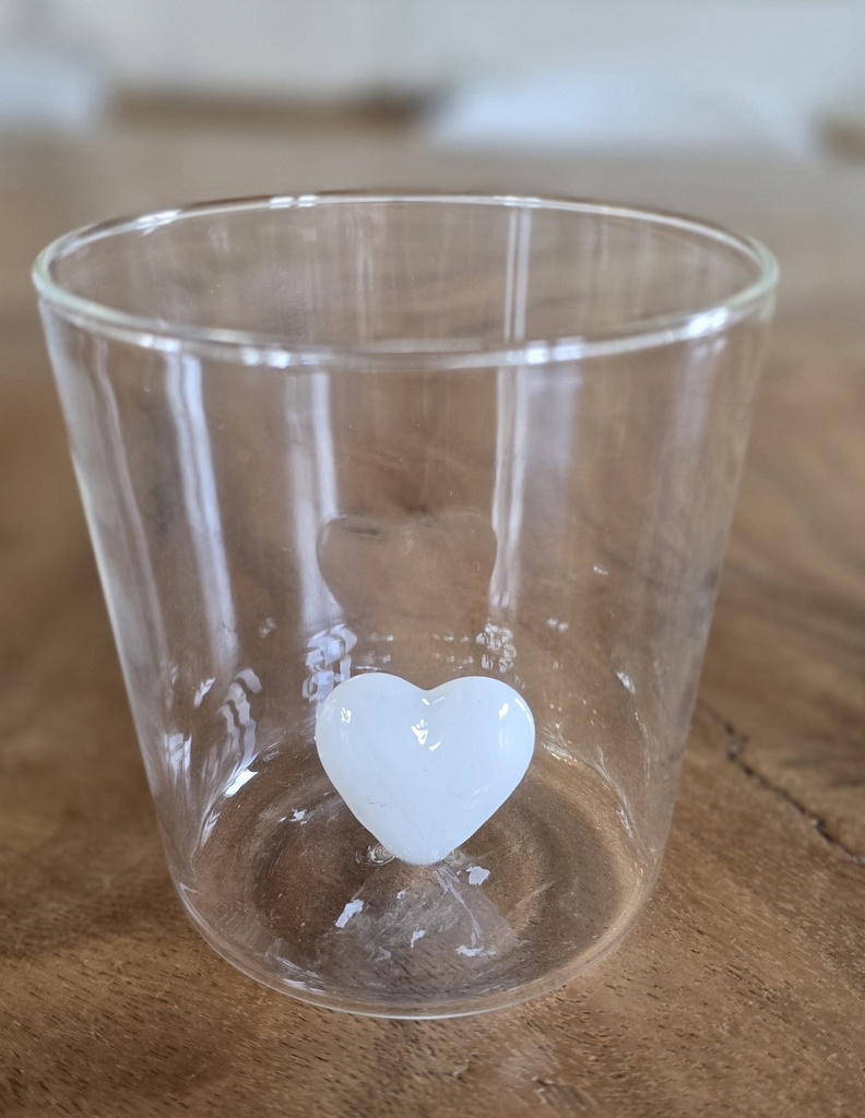 Verre à Eau - Coeur