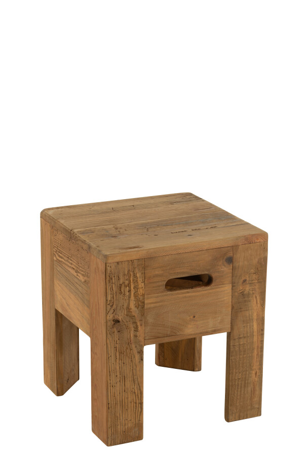 Tabouret en Bois - Will (brun)