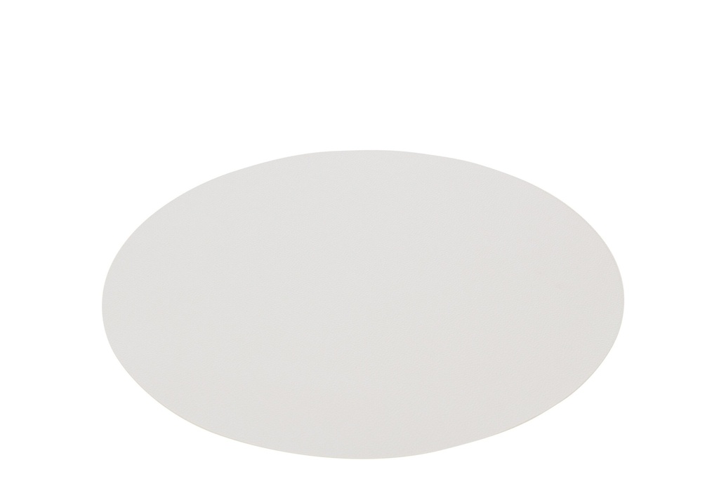 Set de Table Rond (blanc uni)