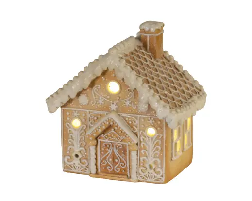Maison de Noël LED - Pain d'Épices
