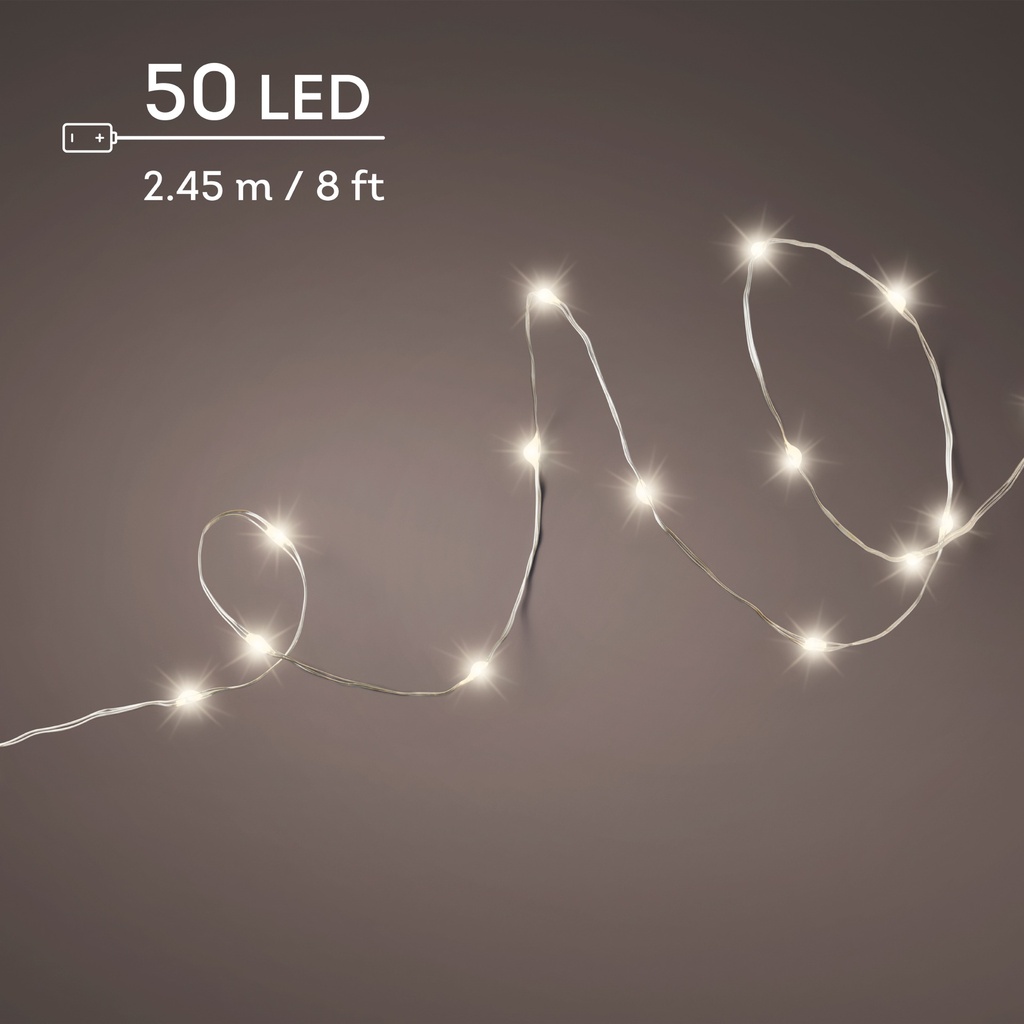 Guirlande LED Outdoor - Effet Clignotant (50 led)