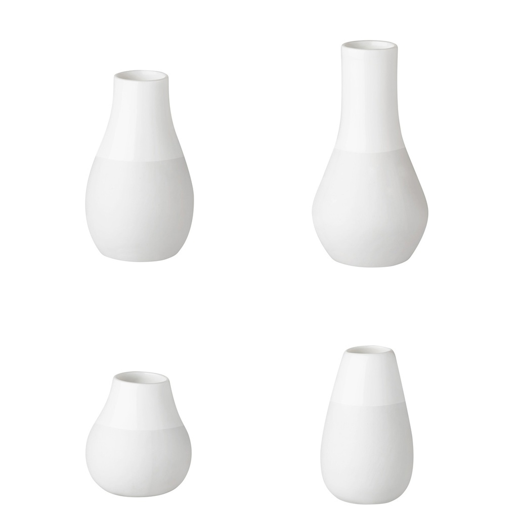 Mini Vases en Porcelaine (4pcs)