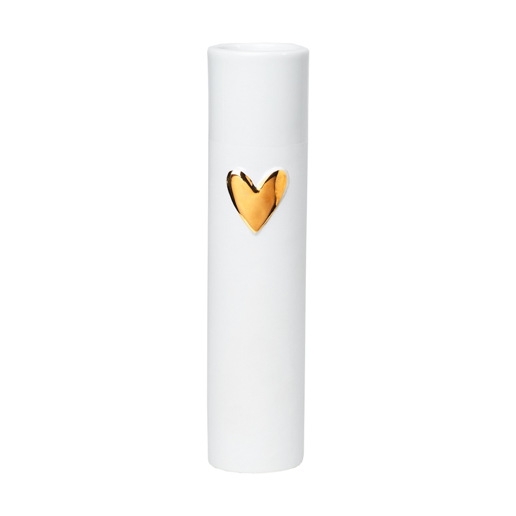 Vase en Porcelaine - Coeur Doré