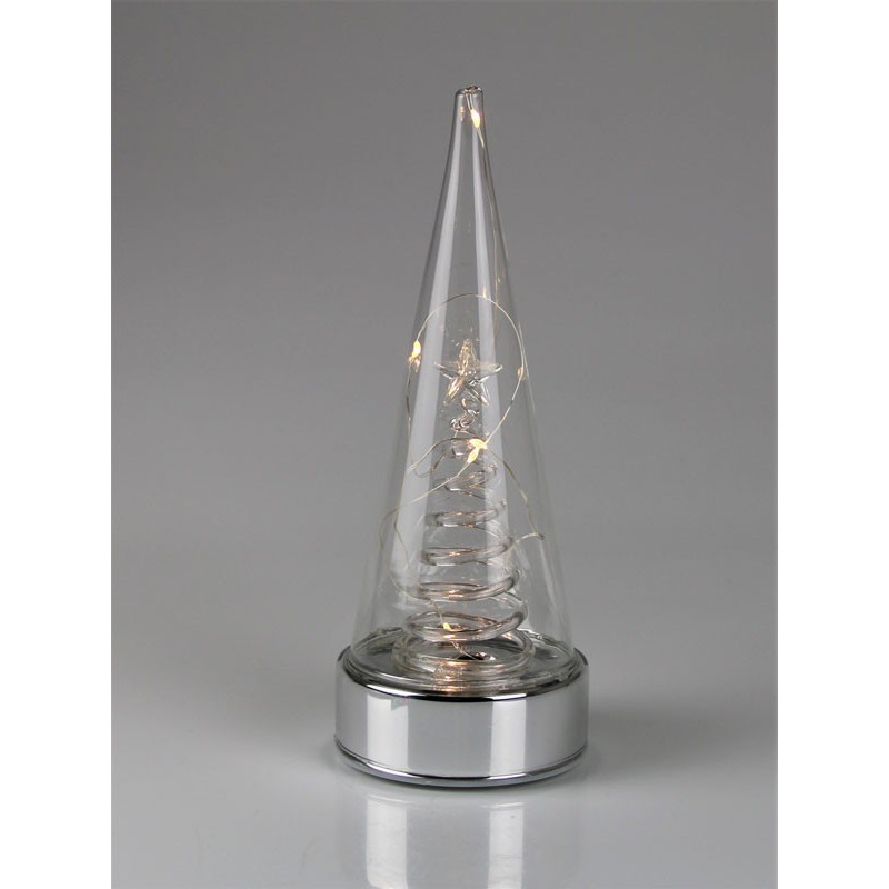 Sapin en Verre LED - Lumi