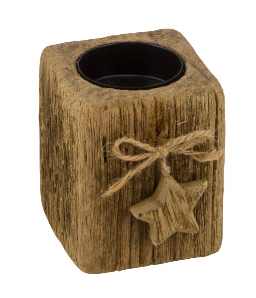 Photophore en Bois - Étoile (petit)