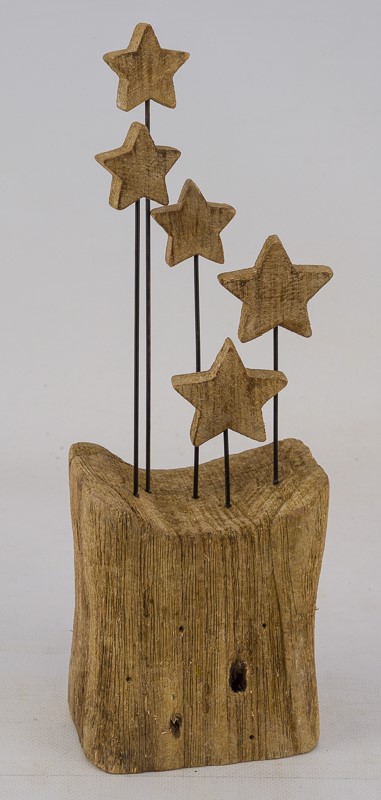 Décoration en Bois - Étoiles
