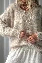 BYPIAS - Pull Honey V-Neck (beige)