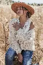 BYPIAS - Cardigan Coachella (off white)