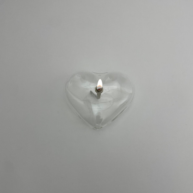 Lampe à Huile - Coeur (moyen)