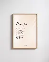 Affiche Mantra A4 "Pura Vida"