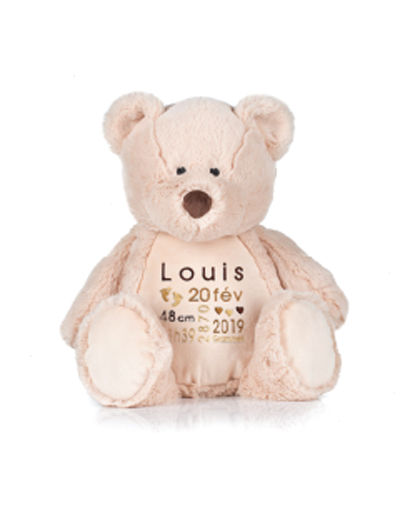 Peluche personnalisable Ours