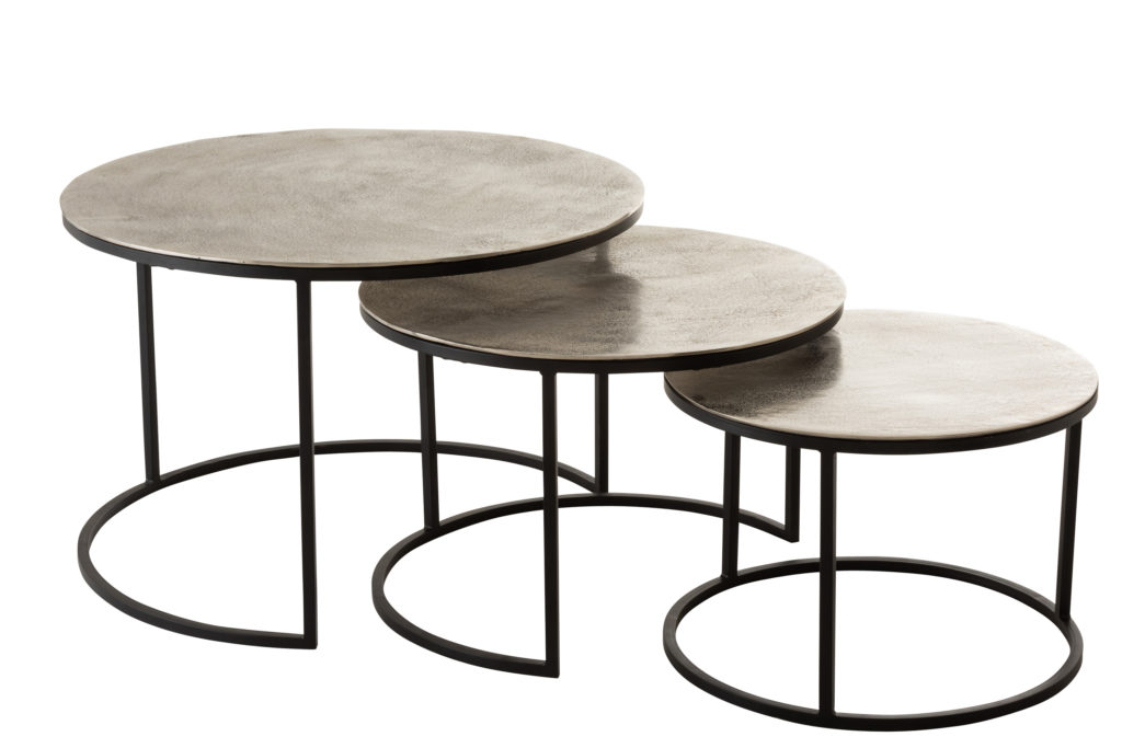 [61302] Table Gigogne ronde (3 p.)
