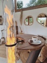 Tablette en bois (Tube chauffant)