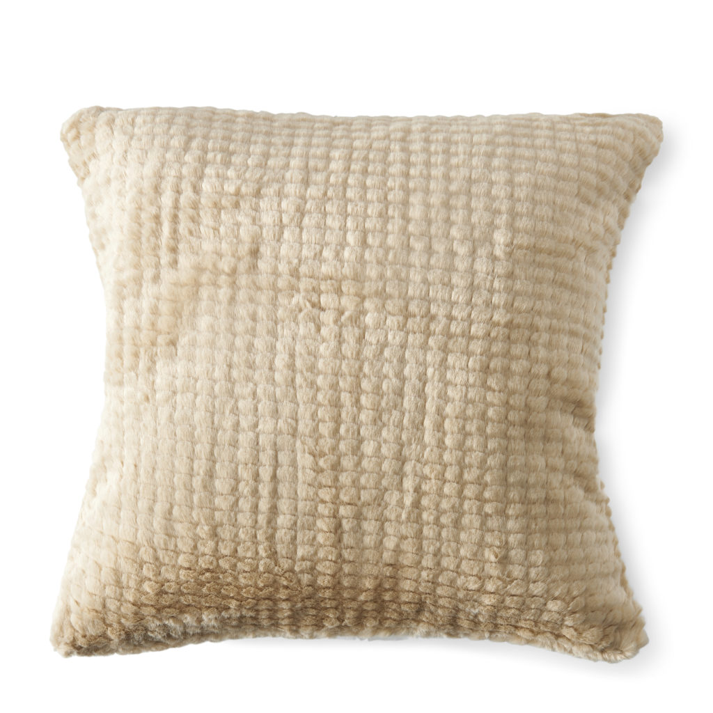 Coussin Fuzzy Beige 60%