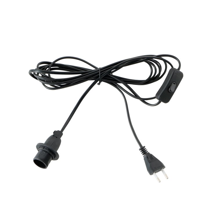 Lampe Câble avec Interrupteur (noir)