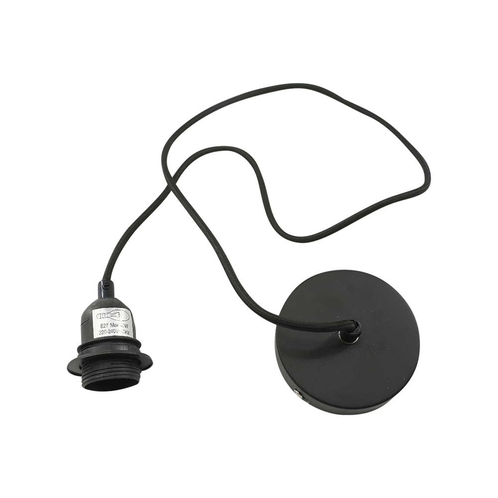 Lampe - Câble Plafonnier Noir