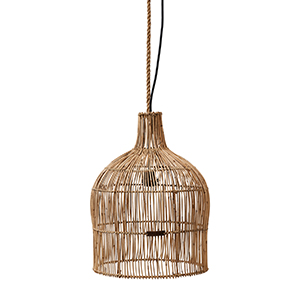 Lampe Suspension - Rotin
