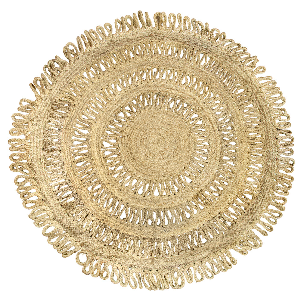 Tapis en jute « Loops » 120cm