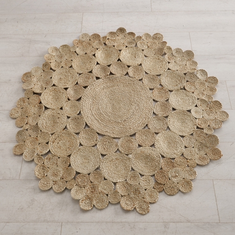 Tapis rond « Brody » en jute