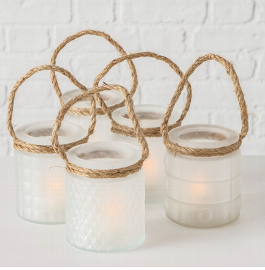 Lanterne verre fumé Trax (mini)