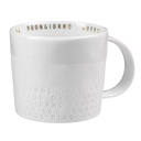 Tasse en Porcelaine - Bonjour