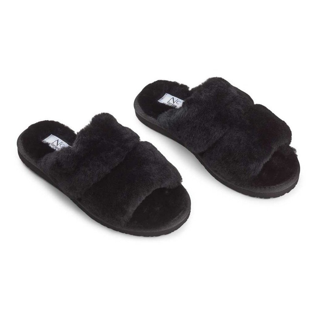 Chaussons en peau de mouton (black)