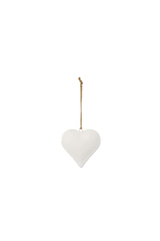 Coeur à suspendre White