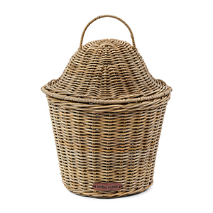 Corbeille en rotin avec couvercle « Basic Storage »