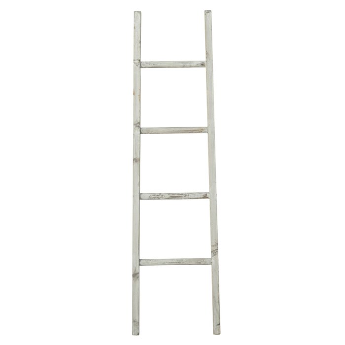 Echelle en bois blanchi Lexy