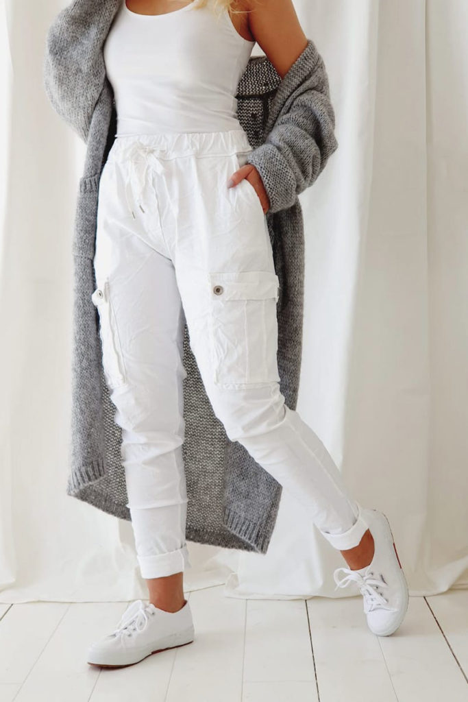 BYPIAS - Pantalon Lola (white)