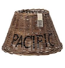 Abat-jour en rotin Pacific S