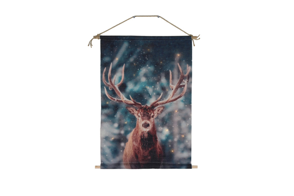 Affiche LED - Renne (petit)