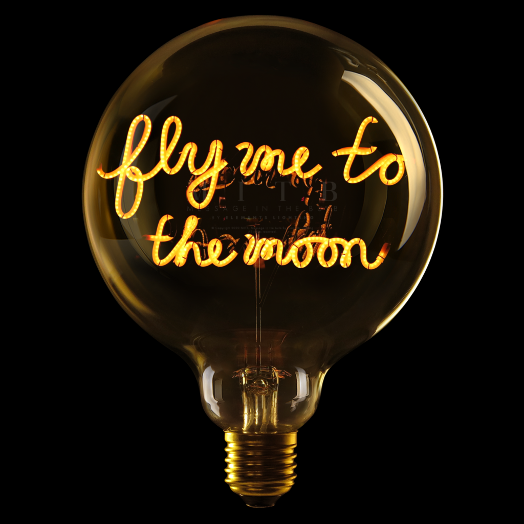 Ampoule Elio - Fly Me To The Moon (ambrée)