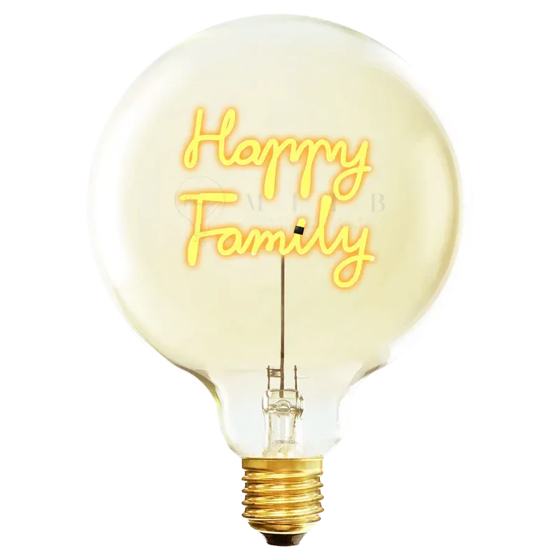 Ampoule Elio - Happy Family (ambrée)