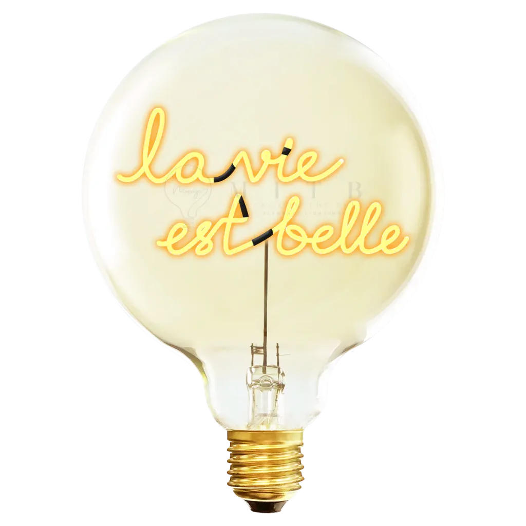 [55292] Ampoule Elio - La vie est belle (ambrée)