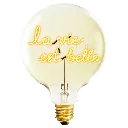 Ampoule Elio - La vie est belle (ambrée)