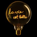 Ampoule Elio - La vie est belle (ambrée)