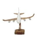 Avion en rotin et bois