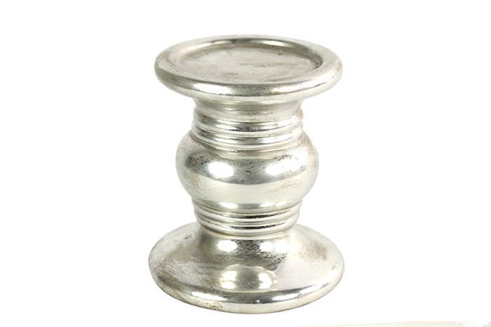 Bougeoir - Argenté Nebo