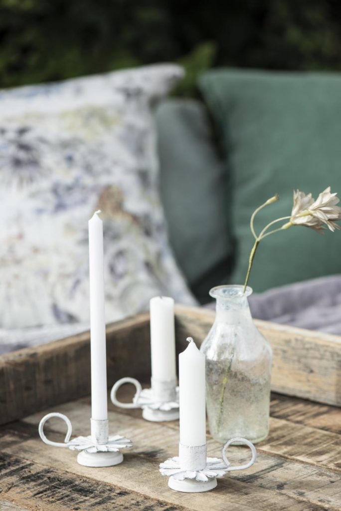 Bougie Chandelier - Blanc
