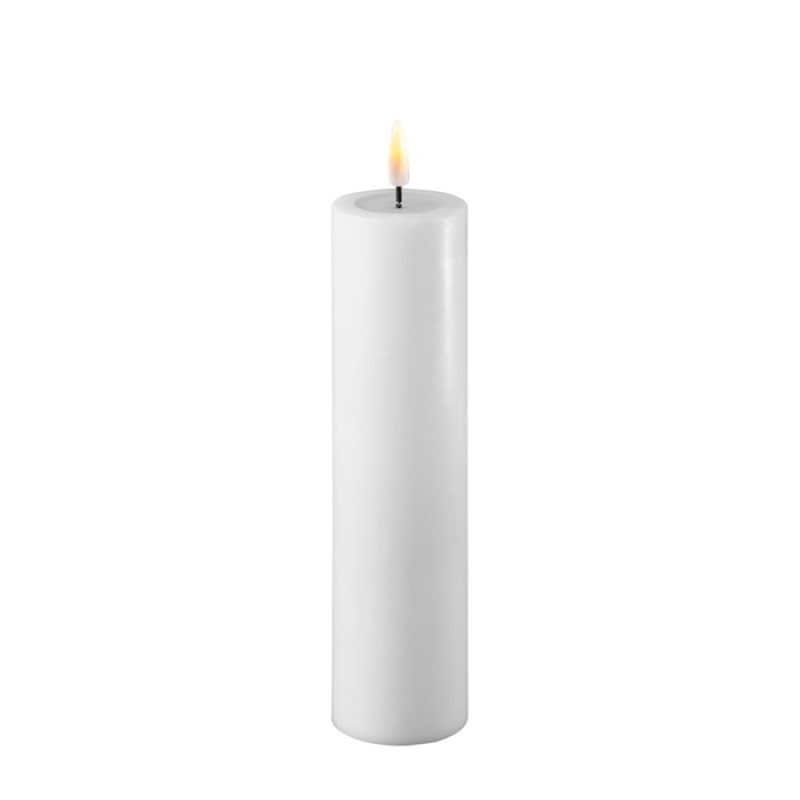 [73519] Bougie Led Blanc (pilier) 5* (Grand)
