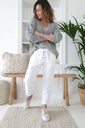 BYPIAS -  Pantalon Lisa (white)