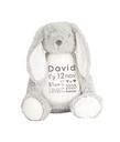 Peluche personnalisable Lapin gris