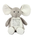 Peluche personnalisable Eléphant