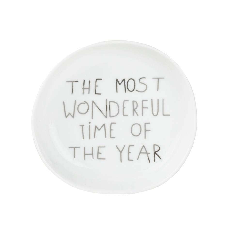 Mini Assiette - The Most Wonderful Time