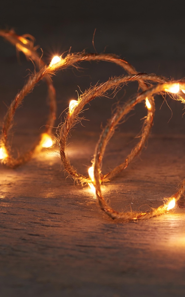 Guirlande 40 LED - Corde