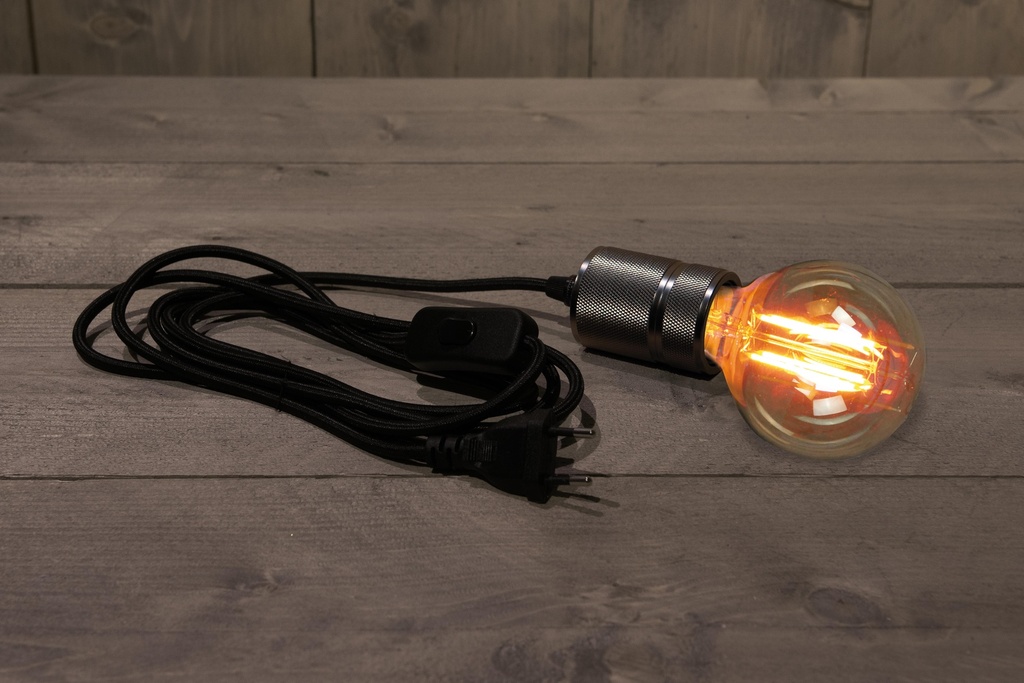 Lampe Câble - Douille Noire
