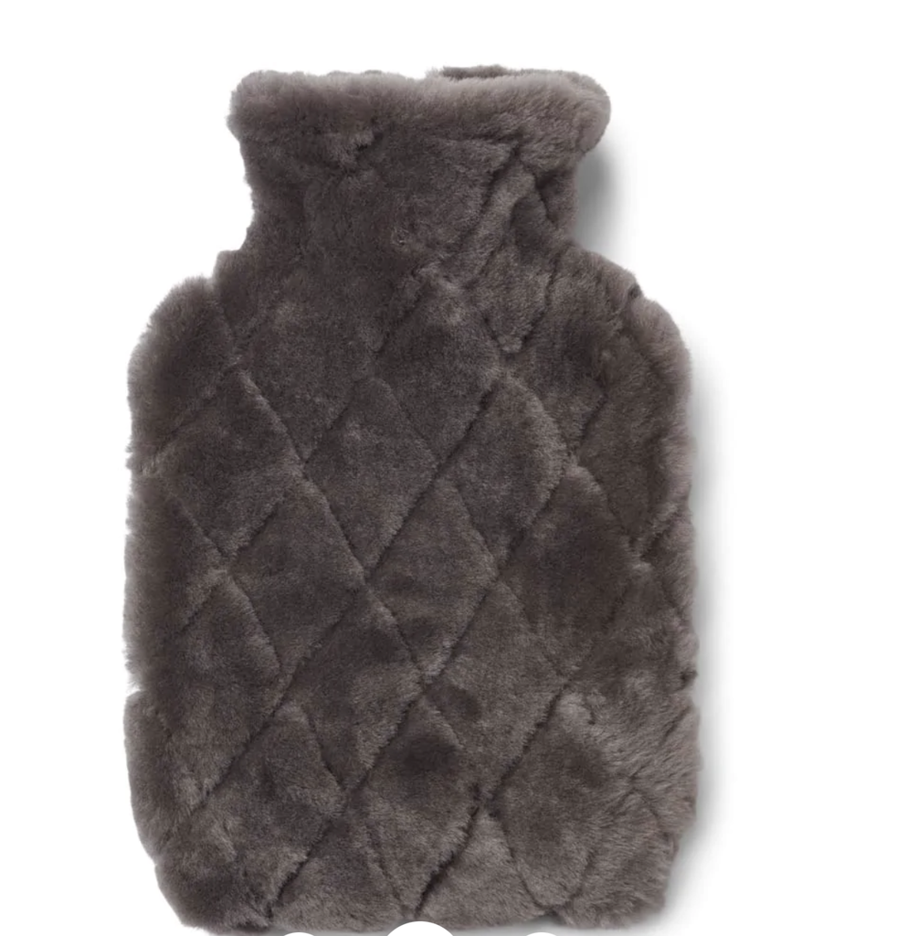 Bouillotte peau de mouton - Dark Grey