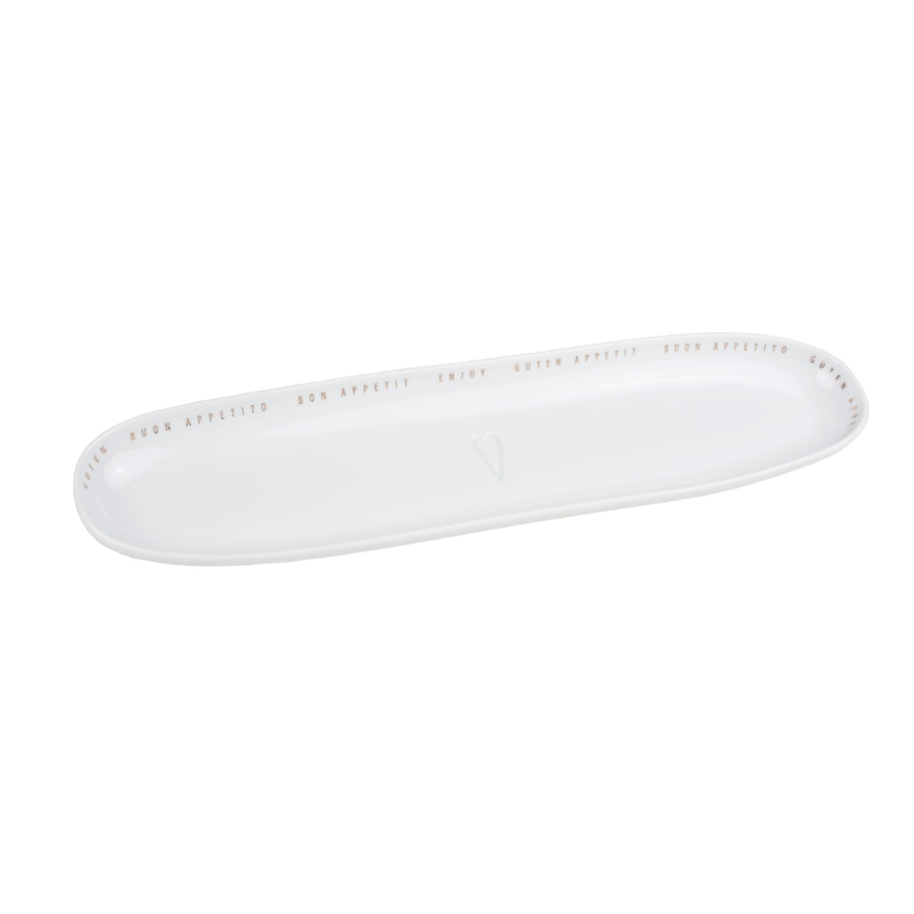 Plat en Porcelaine - Bon Appétit
